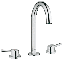 GROHE CONCETTO 20216001 3 hole Basin Mixer, high spout