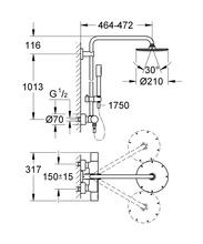 Grohe 27032 001 RAINSHOWER System 210