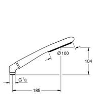 GROHE Rainshower ICON  Thermostatic diverter Shower system ** 1 only  ** 27417 