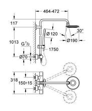 GROHE Rainshower ICON  Thermostatic diverter Shower system ** 1 only  ** 27417 