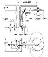 Grohe EUPHORIA 27475001 Bath/Shower System 260 ECOjoy thermostatic 