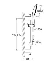 Grohe 27748000 Power & Soul Shower set 160/600