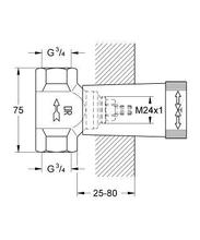 GROHE 29813000 body for 3/4 inch Stop Valve