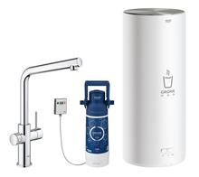 GROHE 300340001 RED II DUO. L Spout, chrome or super steel, large boiler