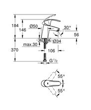 ** offer  ** Grohe 3246720L  EUROSMART SMALL Basin Mixer SMOOTH BODY