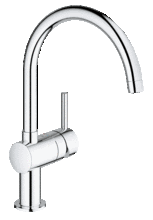 Grohe 32917 Minta C Spout Mixer, chrome