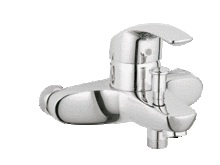 33304001  EUROSMART Bath/Shower Mixer Wall MTD
