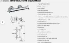 GROHE 34010  ATRIO Ypsilon Thermostatic Shower Mixer, COMPLETE or SPARES