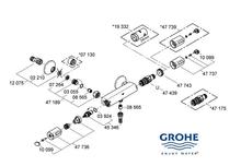 GROHE 34143 Grohtherm 1000 Exposed Thermostatic Shower Mixer SPARE PARTS