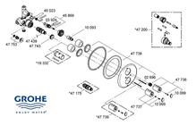 GROHE 34161  Grohtherm 1000 BIV Thermostatic Shower Mixer SPARE PARTS