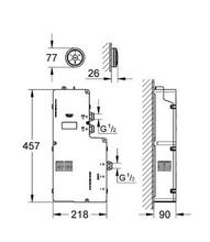 Grohe 36293 VERIS F-DIGITAL digital controller (pumped) one outlet (shower or bath) 