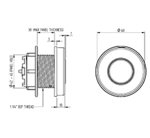 Grohe 38819 **1 only ** Single flush Air Button