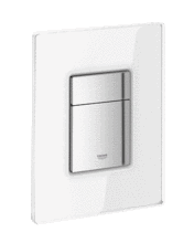 Grohe 38845 COSMO Glass dual flush plate