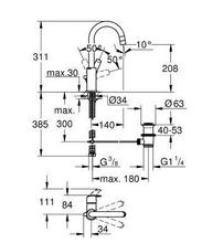 Grohe 23537003  EUROSMART LARGE Basin Mixer ** offer  ** 