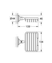 GROHE 40659 Essentials Authentic  filing basket, chrome