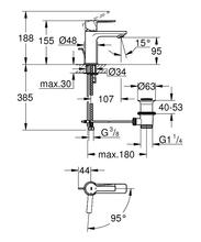 32109 LINEARE Basin Mixer PUW small version