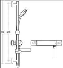 Ideal Standard ECOtherm thermostatic exposed shower set ** 1 only  **   A4510AA 