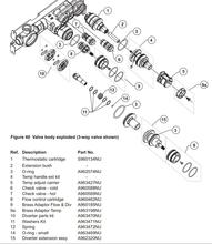 Ideal Standard A5595AA OPOSTA 3 control mixer with 2 way diverter SPARE PARTS