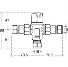 Ideal Standard A5900AA TMV Thermostatic Mixing Valve 15mm (basin)