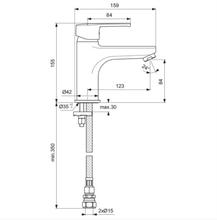 Ideal Standard   B2137AA CALISTA Single lever Bath Filler