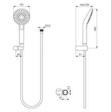 Ideal Standard IDEALRAIN B2239AA B2404AA Evo Round Shower Set