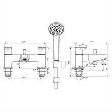 Ideal Standard Ceraplan Dual Control Bath Shower Mixer BD265(AA)