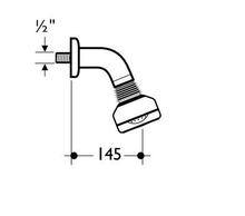 Ideal Standard Trevi E4395AA Single spray Shower head 