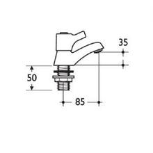 Ideal Standard ** 1 pair only  **   S7004AA MILLENIA basin pillars (pair)