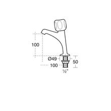 ** 2 sets only  **Ideal Standard S7115AA NUASTYLE High Sink Pillar Taps (pair) and spares