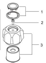 Ideal Standard S8045AA FAIRLINE handles (pair)