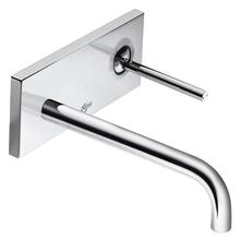 A4490AA SIMPLY U Single lever Wall Basin Mixer, cylindrical Spout