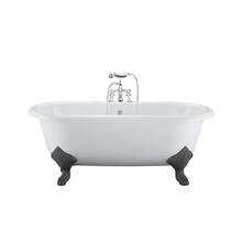 Ideal Standard Rolltop 170 x 80cm Idealcast bath, cast iron feet, no tap holes