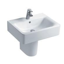 Ideal Standard CONCEPT Cube 55cm pedestal or furniture basin, 1 tap hole