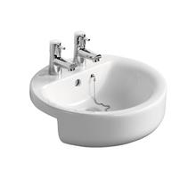 Ideal Standard CONCEPT Sphere 45cm semi countertop basin, 1 tap hole