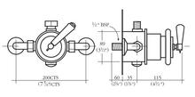 MASTERCRAFT MCPS53 Thermostatic Shower Valve, exposed