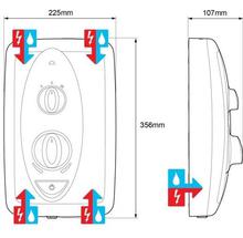 Mira JUMP 8.5KW Multi Fit Electric Shower 1.1788.010