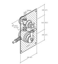 REGENT PS53C1 Thermostatic Shower Valve, Dual Control