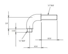 PS62 Bent Wall Outlet