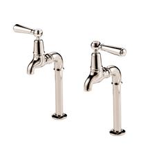 Barber Wilsons RML260-8 REGENT basin bib taps (pair) with 8 inch stands 