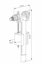 SIAMP Compact 95L  Side filling valve