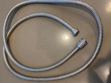Stainless steel shower hose 175cm, nut/cone