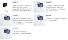 Ideal Standard   SV93467 Pneumatic Dual Flush valve, 1.5inch  outlet, 180mm high