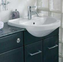 S50 Semi recessed Basin 55cm round