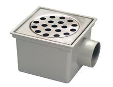NR403 Stainless steel Grate ABS Plastic Body Drain Trap  200x200mm