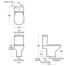 CREATE close coupled WC