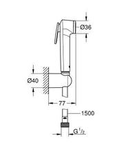 Grohe 26353 Tempesta-F Trigger Spray 30 Wall Holder Shower Set