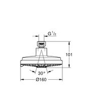 GROHE 27134  RAINShower COSMO 160 Shower Head