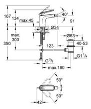 GROHE 32193 VERIS Bidet Mixer 1/2inch