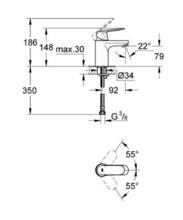 GROHE 3282400L  EUROSMART COSMO Basin Mixer Smooth Body **offer**