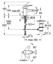 GROHE 33241 Bidet Mixer 1/2 inch